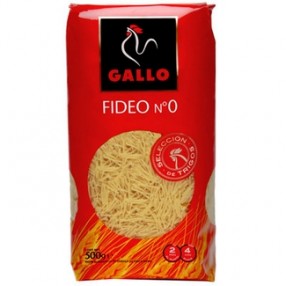 GALLO fideo nº 0 paquete 450 grs